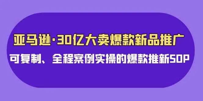 （9944期）亚马逊30亿·大卖爆款新品推广，可复制、全程案例实操的爆款推新SOP_学通网创