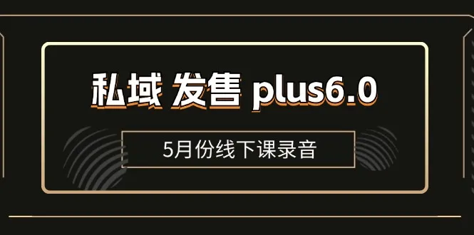 （11612期）私域 发售 plus6.0【5月份线下课录音】/全域套装 sop流程包，社群发售…_学通网创
