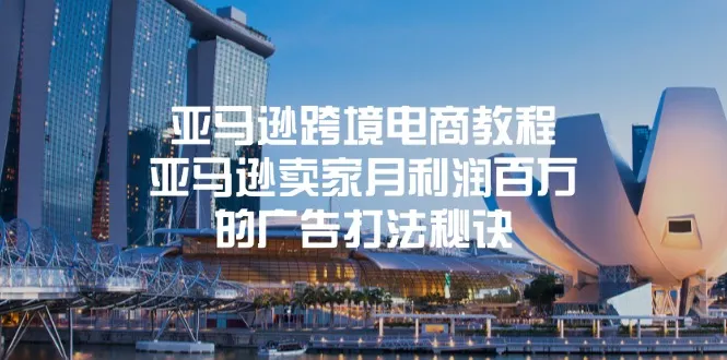 （11453期）亚马逊跨境电商教程：亚马逊卖家月利润百万的广告打法秘诀_学通网创