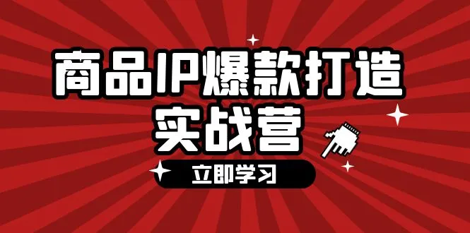 （12136期）商品-IP爆款打造实战营【第四期】，手把手教你打造商品IP，爆款 不断_学通网创