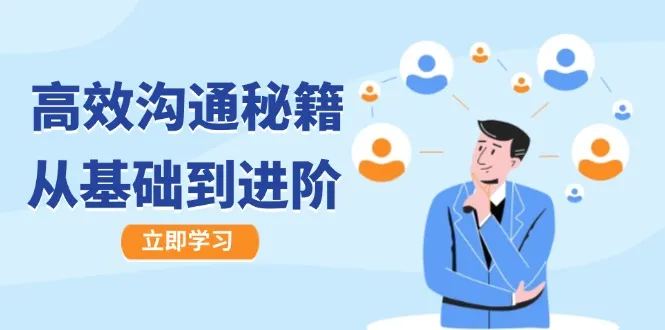 (12754期)高效沟通秘籍:成长有方向,从基础到进阶,图文音频一应俱全_学通网创