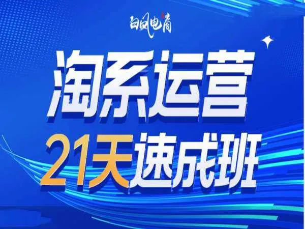 淘系运营21天速成班35期，年前最后一波和2025方向 - 学通网创_学通网创