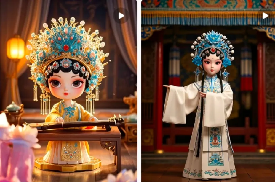 利用AI制做Q版古风娃娃视频，只需三步新手也能做出流量好到爆（附教程+提示…_学通网创