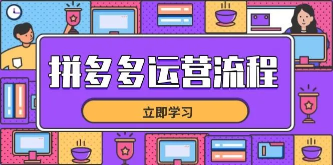 （14503期）拼多多运营流程，从选品到流量，全链路运营技巧，助力店铺爆单_学通网创