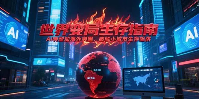 （15220期）付费文章《世界变局生存指南，AI转型加海外突围，破解小城市生存陷阱》_学通网创
