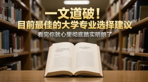 付费文章：一文道破！目前最佳的大学专业选择建议，看完你就心里彻底踏实明朗了 - 学通网创_学通网创