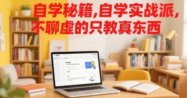自学秘籍，自学实战派，不聊虚的只教真东西_学通网创