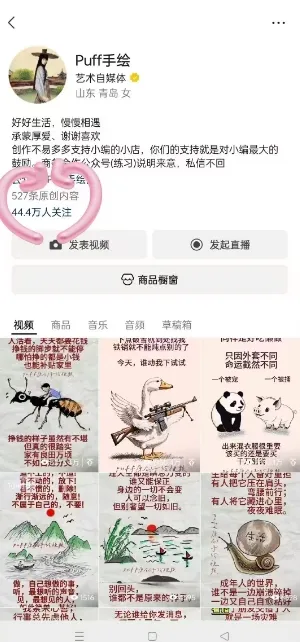 Puff手绘视频号分成项目，三天过分成计划，简单易上手，适合新手_学通网创