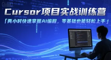 Cursor项目实战训练营，两小时快速掌握AI编程，零基础也能轻松上手 - 学通网创_学通网创