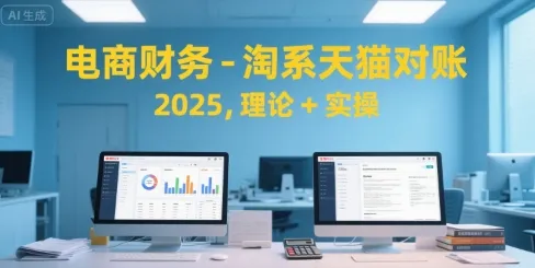 电商财务-淘系天猫对账2025，理论+实操_学通网创