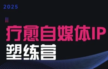 2025治愈自媒体IP训练营,专为疗愈领域从业者打造_学通网创