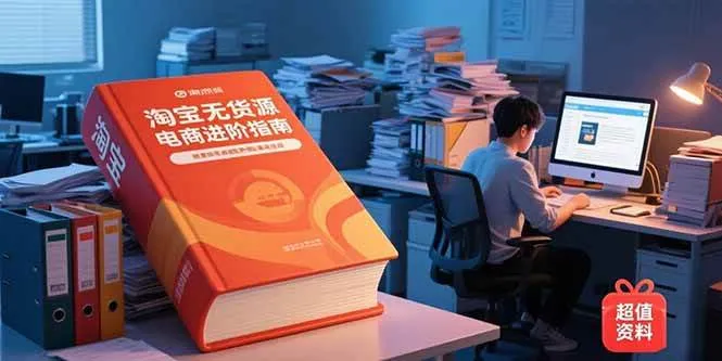 （15317期）淘宝无货源电商进阶指南，包含新人课、进阶课，配套资料，蓝海选品等 - 学通网创_学通网创