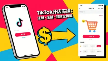 TikTok从开店到投流的进阶课，从基础实操到高阶技巧一网打尽_学通网创