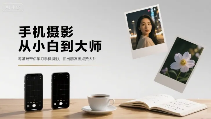 手机摄影从小白到大师，零基础带你学习手机摄影，拍出朋友圈点赞大片_学通网创