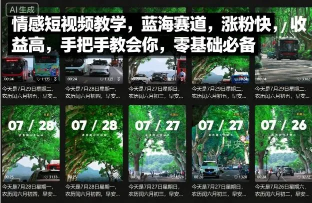 情感短视频教学，蓝海赛道，涨粉快，收益高，手把手教会你，零基础必备_学通网创