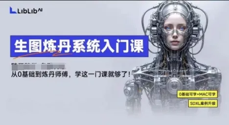 LibLibAI哩布哩布生图炼丹系统入门课,从生图到炼丹,只学这一门就够了_学通网创