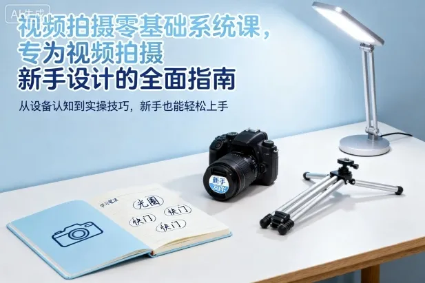 视频拍摄零基础系统课，专为视频拍摄新手设计的全面指南_学通网创