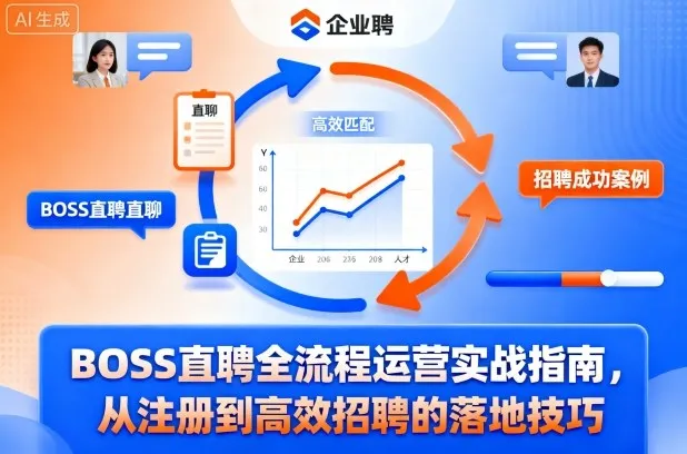 BOSS直聘全流程运营实战指南，从注册到高效招聘的落地技巧_学通网创