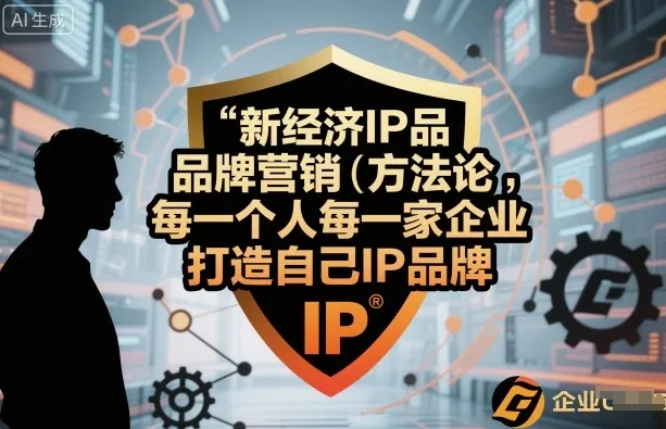 新经济IP品牌营销方法论，每一个人每一家企业都应该打造自己IP品牌_学通网创