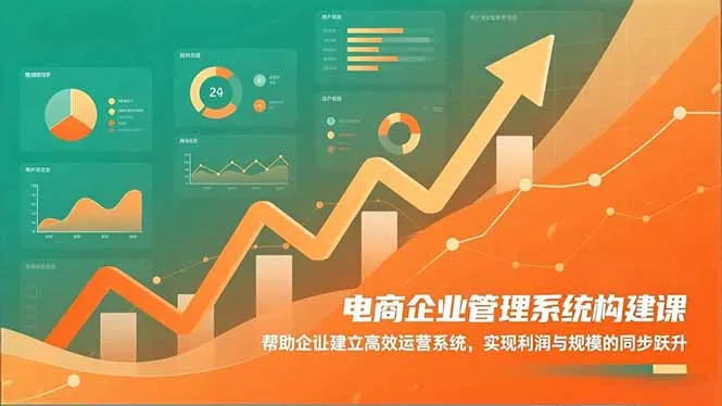 电商企业管理系统构建课：帮助企业建立高效运营系统，实现利润与规模的同步跃升_学通网创