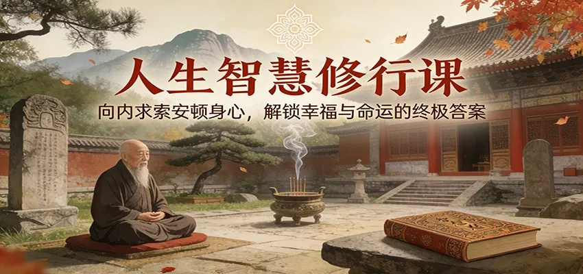 人生智慧修行课：向内求索安顿身心，解锁幸福与命运的终极答案_学通网创