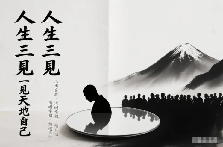 人生三见一见天地见众生见自己，活出自我拥有清晰幸福人生，搞透人性_学通网创