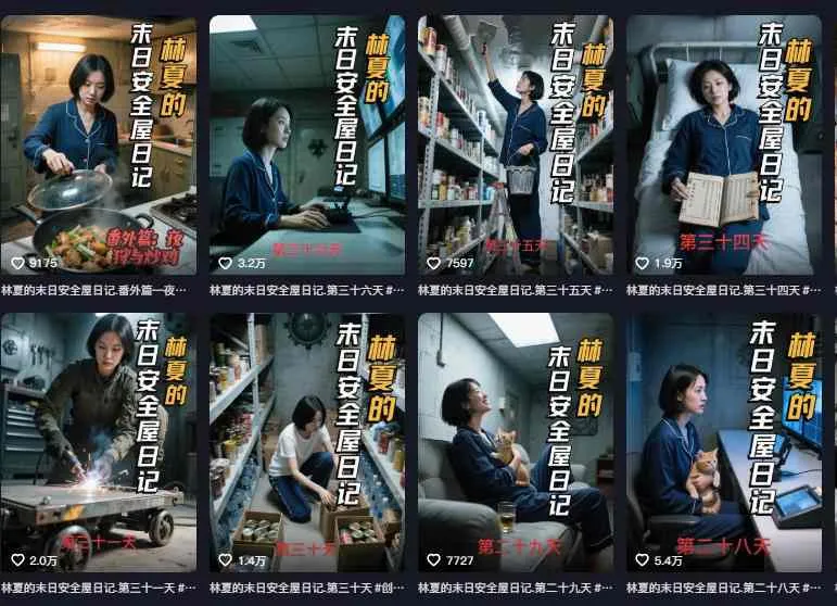 十个作品涨粉近20W！用AI制作末日安全日记连载，日入4位数，评论区爆肝求更新(附详细步骤)_学通网创