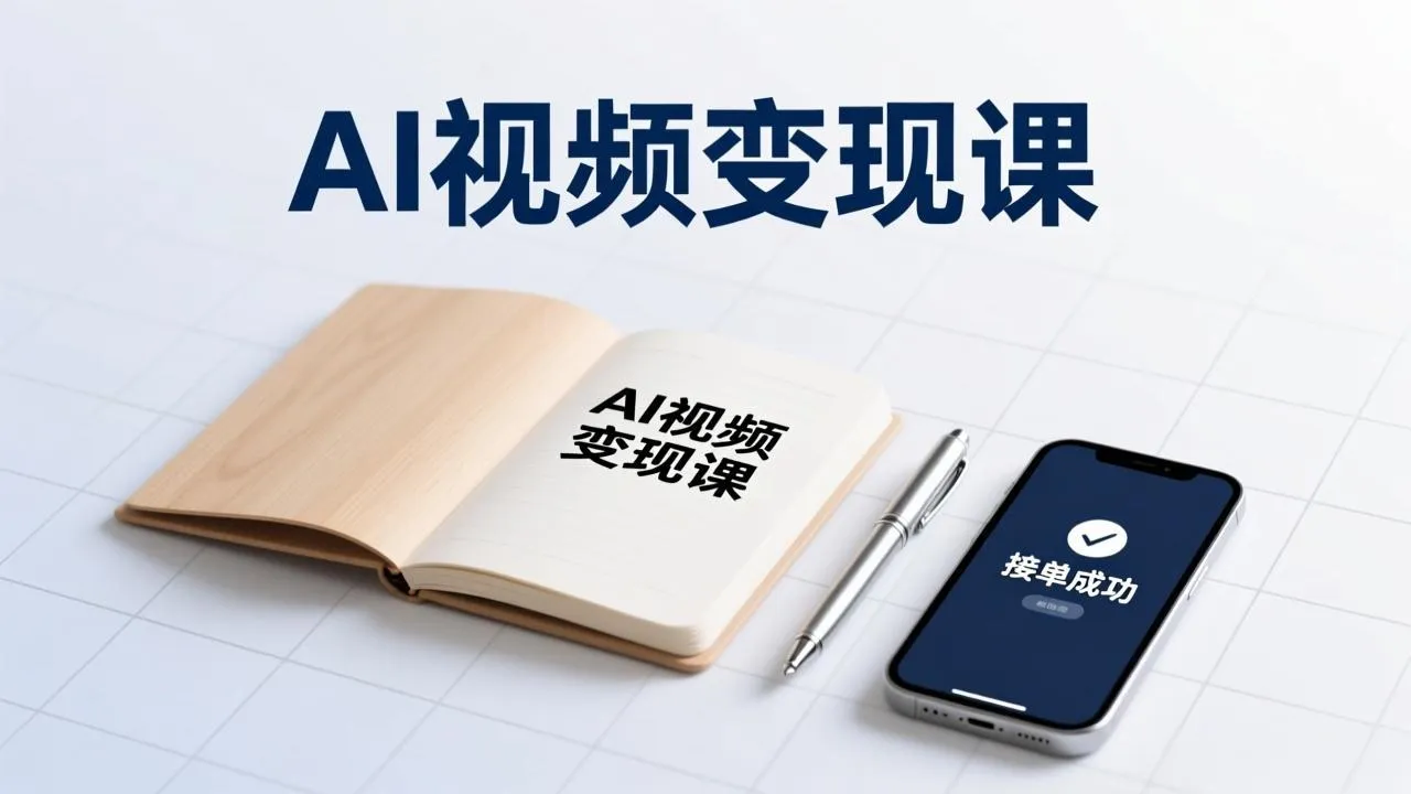AI视频变现课，学完即可创作短片、接商单，实现副业增收，单项目报价可达千元_学通网创