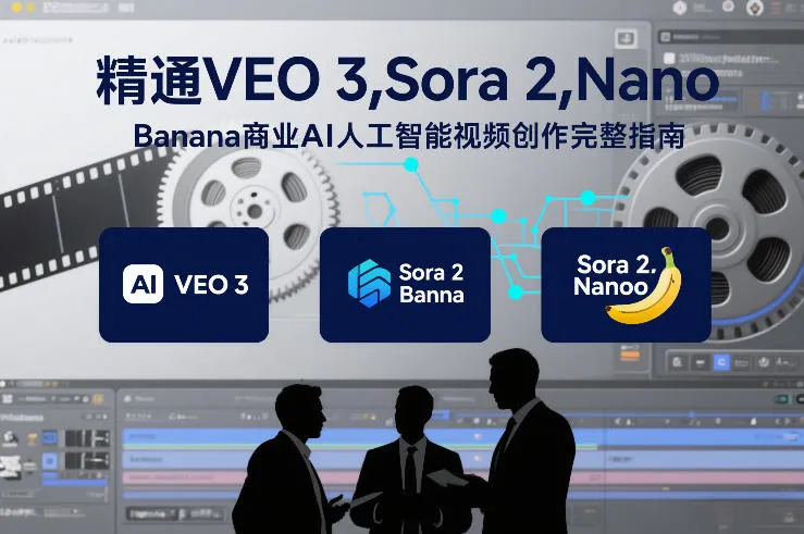 精通VEO 3，Sora 2，Nano Banana商业AI人工智能视频创作完整指南_学通网创