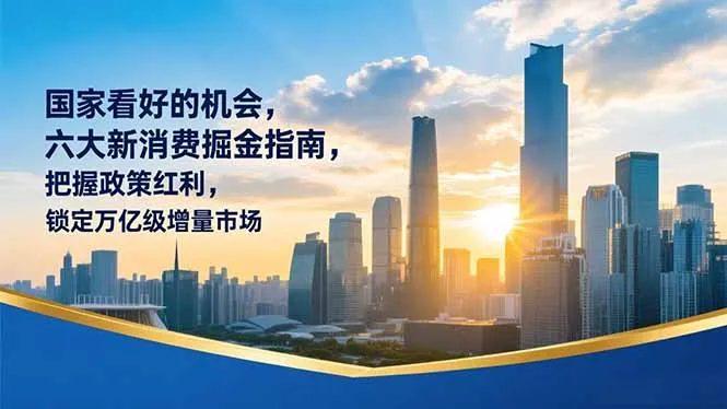 某付费文章：国家看好的机会，六大新消费掘金指南，把握政策红利，锁定万亿级增量市场_学通网创